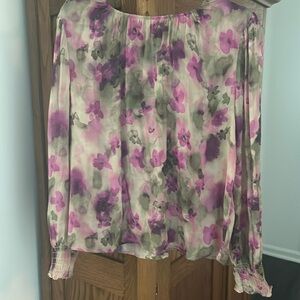 Bella Dahl floral blouse NWT